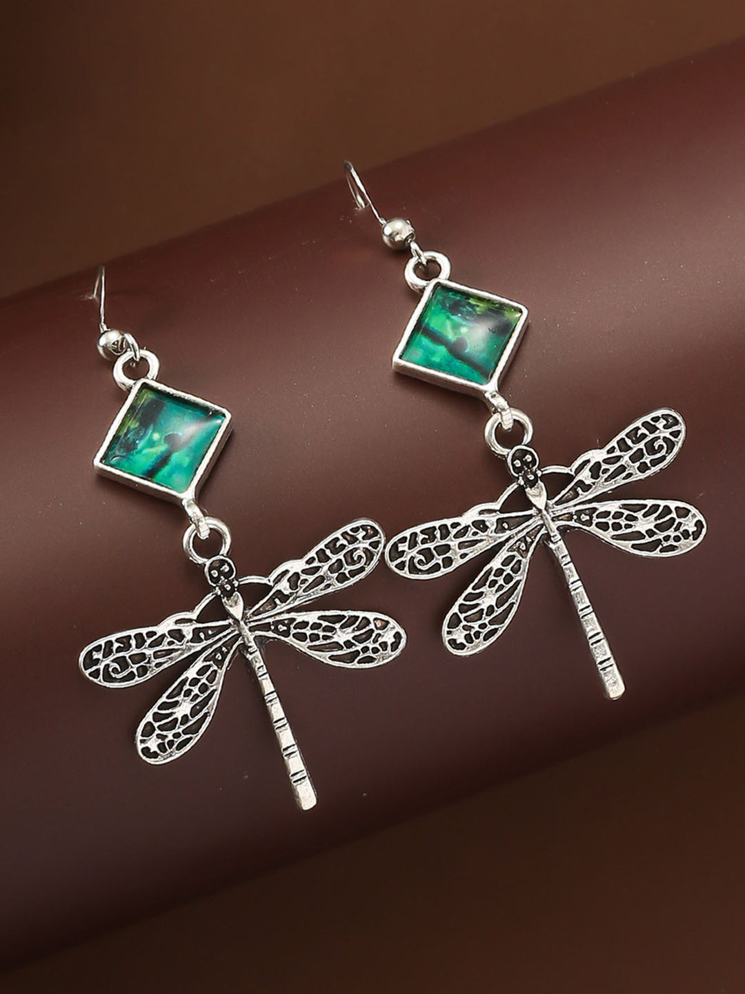 Women's Ethnic Retro Dragonfly Earrings