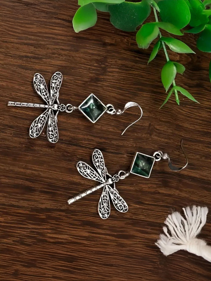 Women's Ethnic Retro Dragonfly Earrings