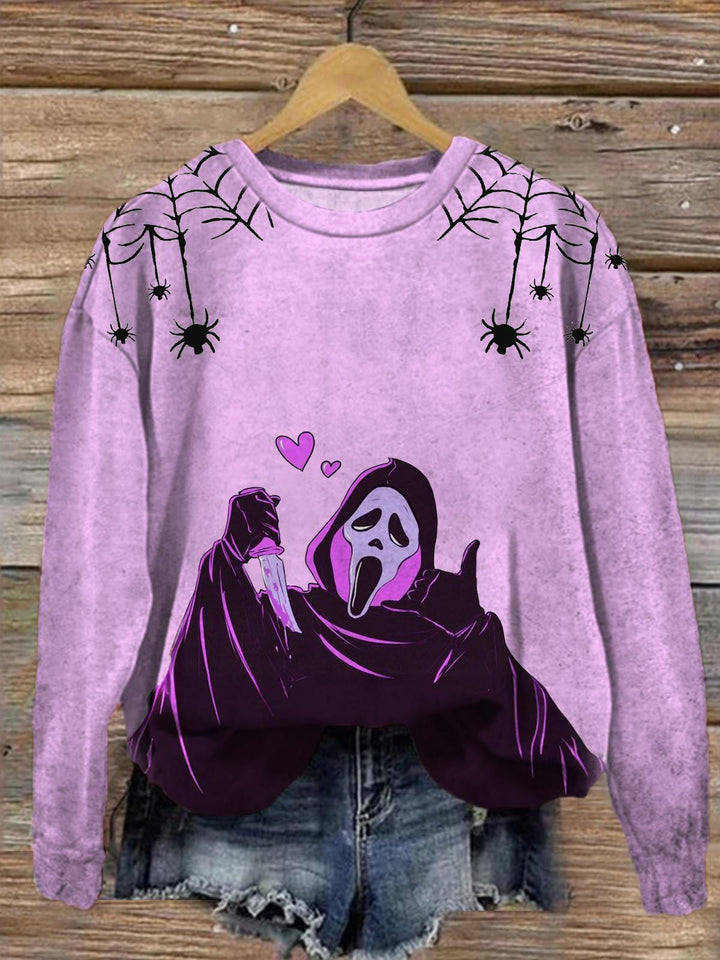 Women's Scream Ghostface Long Sleeve Top