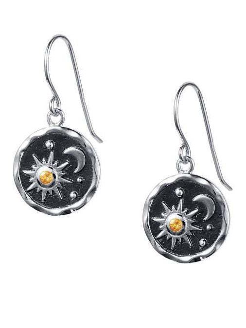 Trendy Sun Moon Earrings Pendant