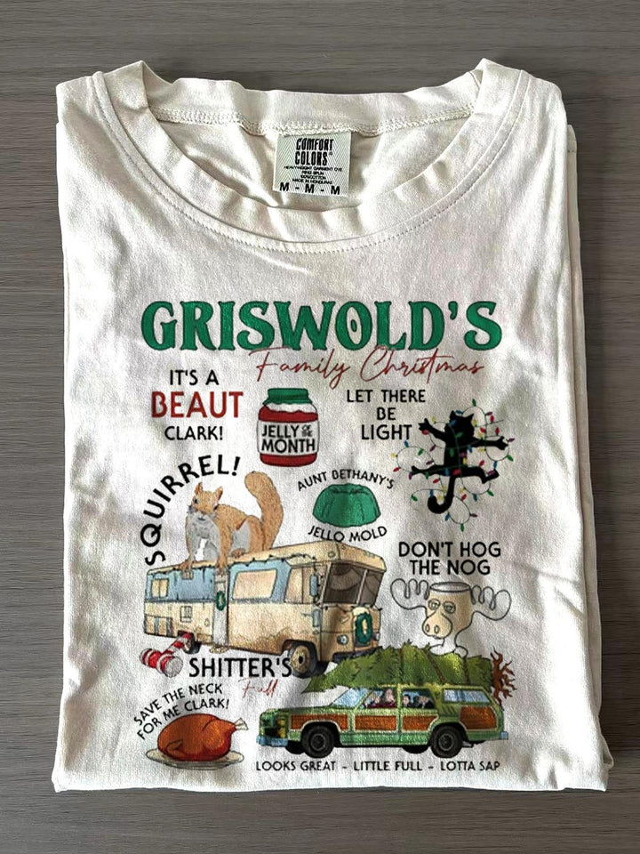 Women's Griswold Christmas Crew Neck T-shirts