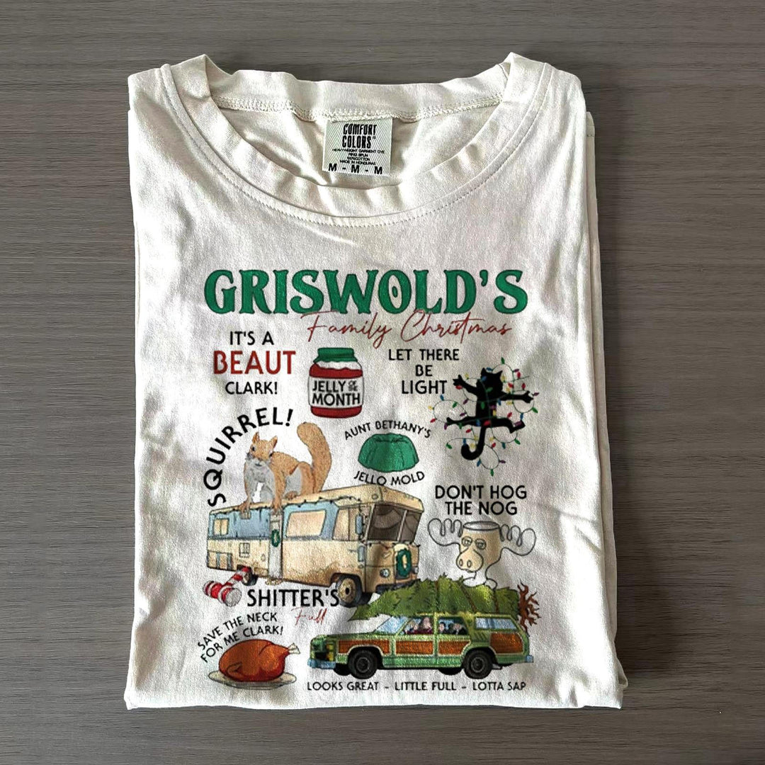 Women's Griswold Christmas Crew Neck T-shirts