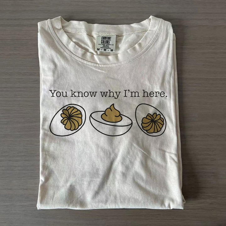 You Know Why I'm Here Funny T-shirts