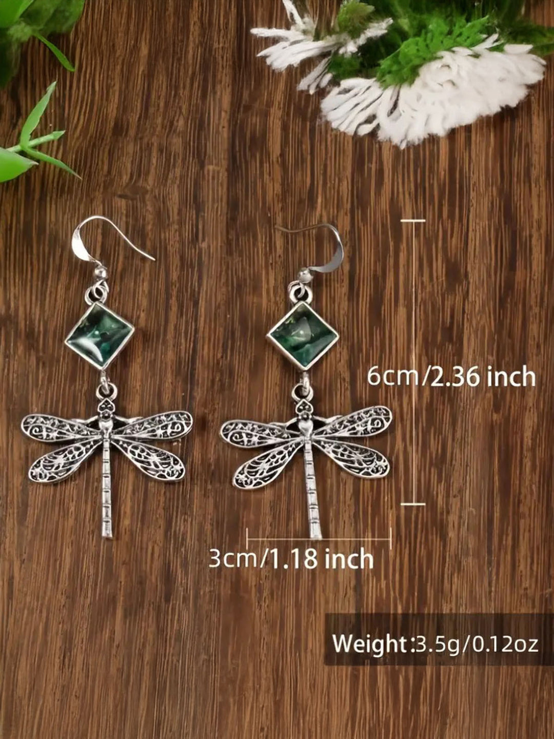 Women's Ethnic Retro Dragonfly Earrings