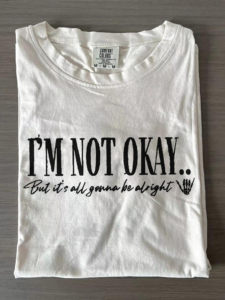 I'm Not Okay Jelly Roll Crew Neck T-shirts